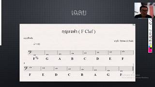 เฉลย การอ่านโน้ตในกุญเเจ ฟา ( F clef )