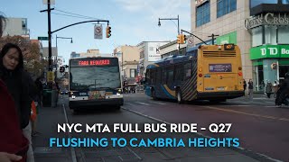 Q27 Bus to Cambria Heights Ride | 2015-16 Nova Bus LFS 8404 | MTA New York City Bus