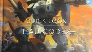Quick Look - T’au Codex