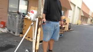 VERMETTE 520A 500 Pound 20' CAPACITY PLATFORM LIFT - CURRENTLY 12' LIFT HEIGHT
