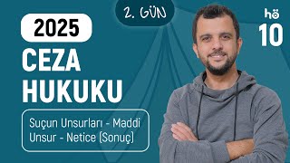 10) Ceza Hukuku KAMPI - Suçun Unsurları - Maddi Unsur - Netice (Sonuç) - Murat AKSEL