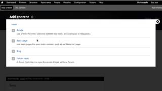Drupal 7 Tutorial: How To Add a Page Tutorial