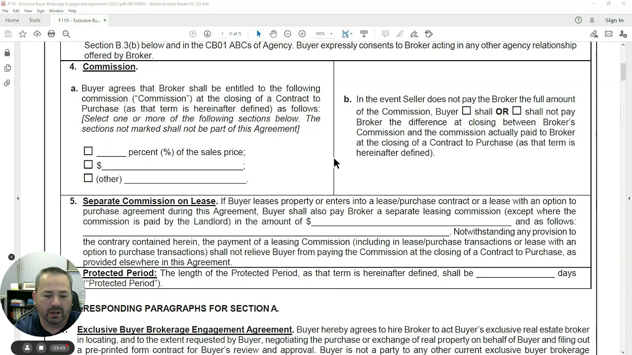 2021 Exclusive Buyer Brokerage Agreement - YouTube