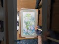 ライブ配信の続き　初夏の花々を描く watercolor 水彩画 水彩スケッチ