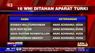 Sebagian WNI yang Ditahan Turki Keluarga Teroris