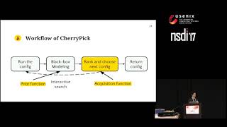 NSDI '17 - CherryPick: Adaptively Unearthing the Best Cloud Configurations for Big Data Analytics