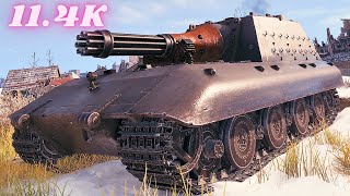 Overwhelming Fire Stug E100 11.4K damage  World of Tanks Gameplay (4K)