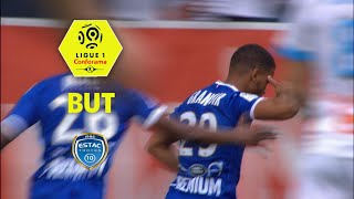 But Samuel GRANDSIR (1') / ESTAC Troyes - Olympique de Marseille (2-3)  (ESTAC-OM)/ 2017-18