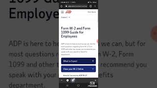 HOW TO GET UR W2, PAY STUB, OR 1099 ONLINE WITH ADP