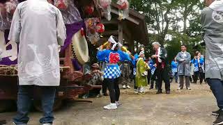 万歳山 口大野祭り 2019  お宮