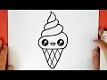 COME DISEGNARE UN GELATO KAWAII