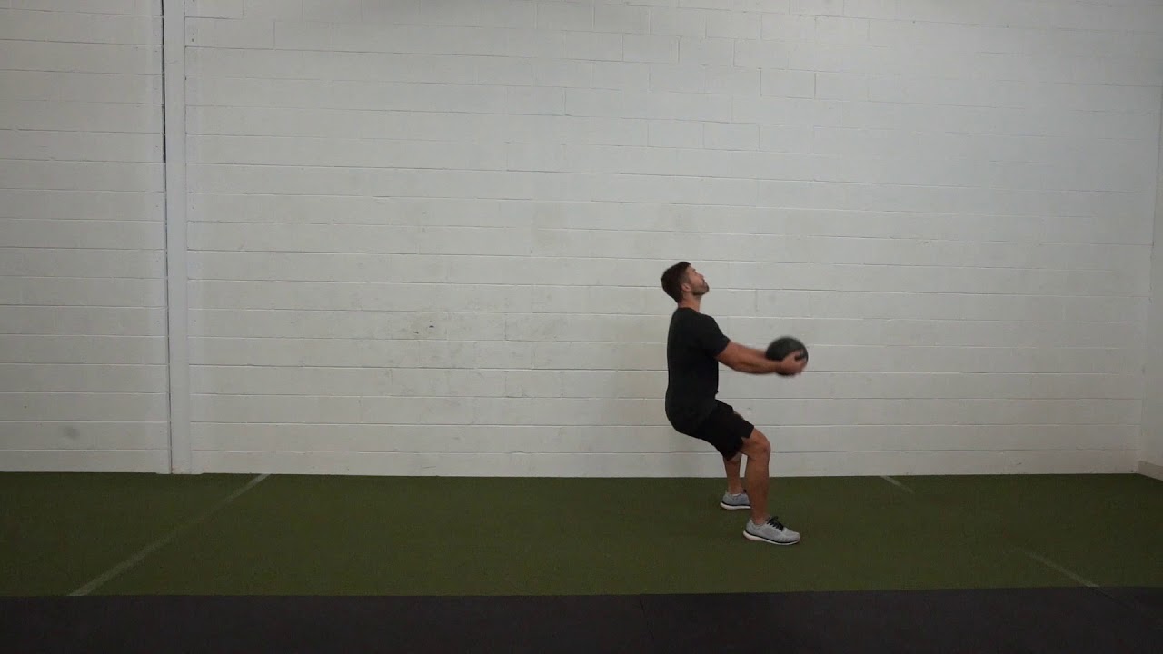 Backward Overhead Medicine Ball Throw Reverse Scoop Toss Youtube