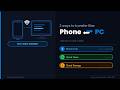 3 Ways to Transfer Files Between Phone & PC Without a Cable