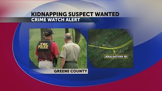 Greene County deputies search for kidnapping, assault suspect