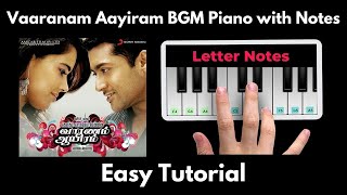 Vaaranam Aayiram Love BGM Piano Tutorial with Notes | Harris | Perfect Piano | 2020