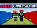 Minecraft but I survive in DEATH CIVILIZATION