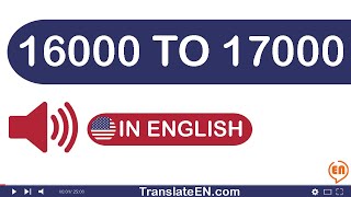 Numbers 16000 To 17000 In English Words