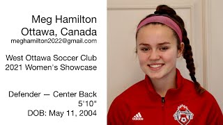 Meg Hamilton | 2022 Grad | Soccer Highlights Video II
