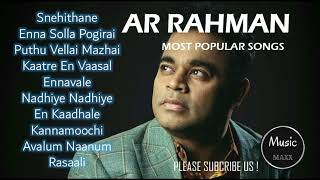 AR Rahman most popular hit songs in tamil