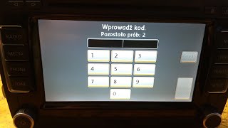 Jak odzyskać kod pin z radia VW RNS510 / How to recover pin code from VW RNS510 radio