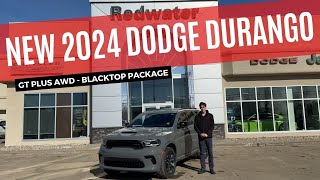 New 2024 Dodge Durango GT Plus AWD - Blacktop Package | Stock # RDR6542 - Redwater Dodge