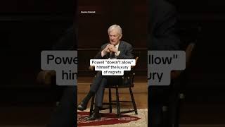 Powell is an expert at making mistakes, but “doesn’t allow” himself the luxury of regrets.