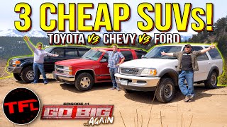Ford vs Chevy vs Toyota: Who Built the Best OG SUV? | Go Big Again Pt.1