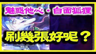 【神魔之塔】魅惑他心 ‧ 白面狐狸《刷幾張好呢？》【平民百姓精屁分析】