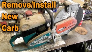 Remove & Install Carb On Makita/Dolmar Concrete Saws