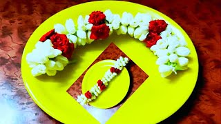 How to tie Jasmine  flower garland for pooja  in tamil | மல்லிகைப்பூ மாலை கட்டுவது எப்படி