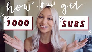 How to Get Your First 1000 Subscribers Fast in 2020 / How I got 1000 Subscribers in 2 Months: 6 Tips