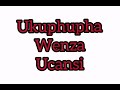 ukuphupha wenza ucansi kubika lokhu