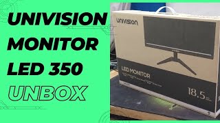 Unboxing Univision Monitor LED 350