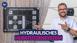 E\u0026P Level C - Das hydraulische Hubstützensystem | Werkstatt \u0026 Service  - Camperland Bong