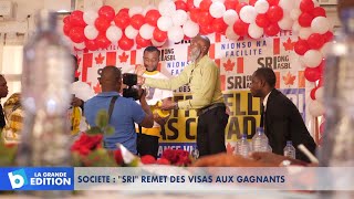 Société: SRI remet des visas aux gagnants