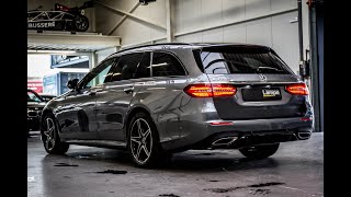 Tour of a Mercedes-Benz E300de Hybrid Break AMG Line | For Sale!