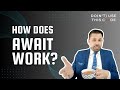 How Does Python's await Actually Work?