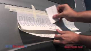 Vehicle Lettering Installation