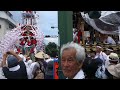 平成２７年　秩父川瀬祭　中町の笠鉾・本町の屋台　本町交差点　２０１５．７．２０　chichibu kawase matsuri