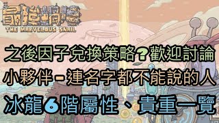 [最強蝸牛]小夥伴連名字都不能說的人，冰龍6階強強的，之後因子該怎麼兌換?210708