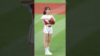 台湾で始球式をする。 #三上悠亜 Dragon Beauties #小龍女 味全龍啦啦隊  #台湾チア #cpbl  #中華職棒 天母棒球場 2023/10/08【台湾チアTV】