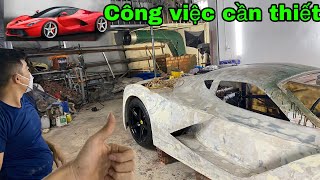 Công tác hoàn thiện body ferrari