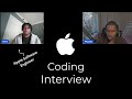 Mock Coding Interview With Apple Software Engineer