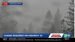 California storm coverage | Sierra travel near-impossible as I-80 remains closed | 9 a.m. Februar...