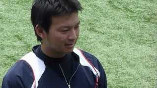 20120602  黒木さん（Going!）の取材を受ける田島君１　＠QVC