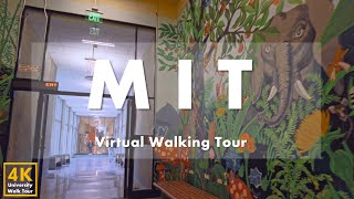 Massachusetts Institute of Technology (MIT) - Indoor Virtual Walking Tour [4k 60fps]