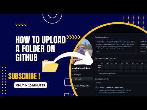 How to upload a full folder and project to GitHub | GitHub Tutorial #upload #viralvideos