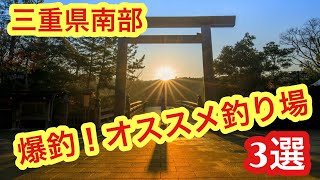 【三重県釣り】良く釣れるオススメ釣り場3選！2022年4月Ver.