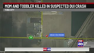 Mother, infant die in suspected DUI crash near Yuba City