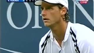 David Nalbandian vs Roger Federer   US Open  2003 R16   Highlights  (CLASSIC TENNIS MATCH)